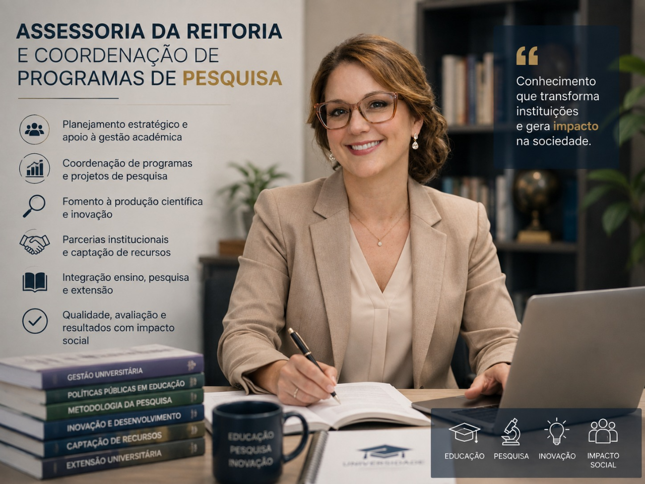 Dra. Cármen Alvarez em ambiente acadêmico internacional